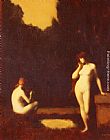 Jean-jacques Henner Canvas Paintings - Idyll